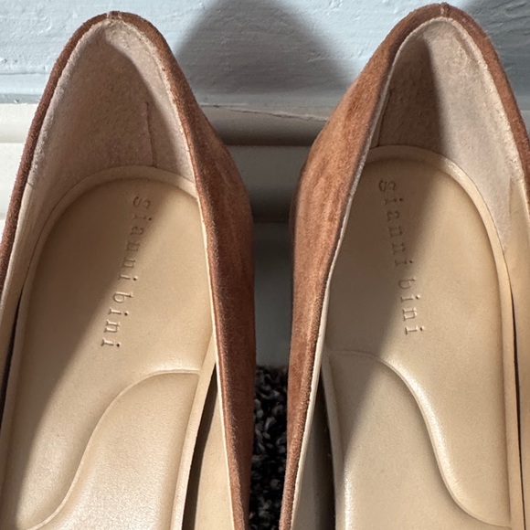 Gianni Bini Tan Suede Heels. Size 8. Worn twice. - Picture 2 of 6